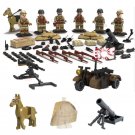 World War Japan Army Soldier Weapon Swat Military Lego Minifigure Toys Set