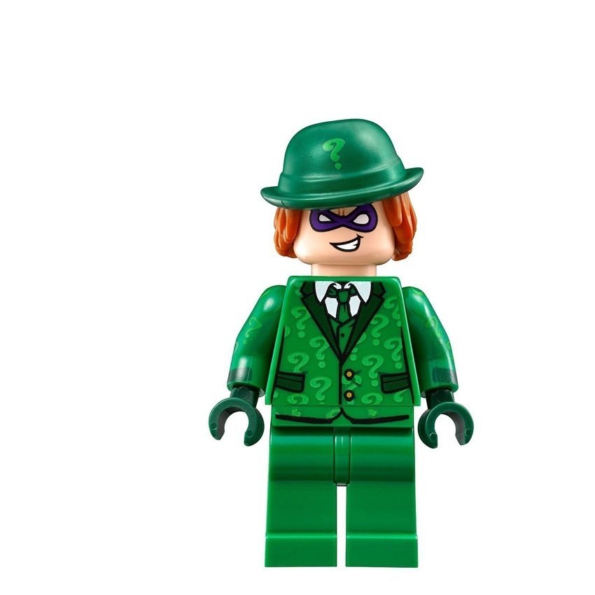 the riddler lego minifigure