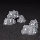 10pcs MOC The hillside stone Tree Brick City for Lego Minifigure Toys
