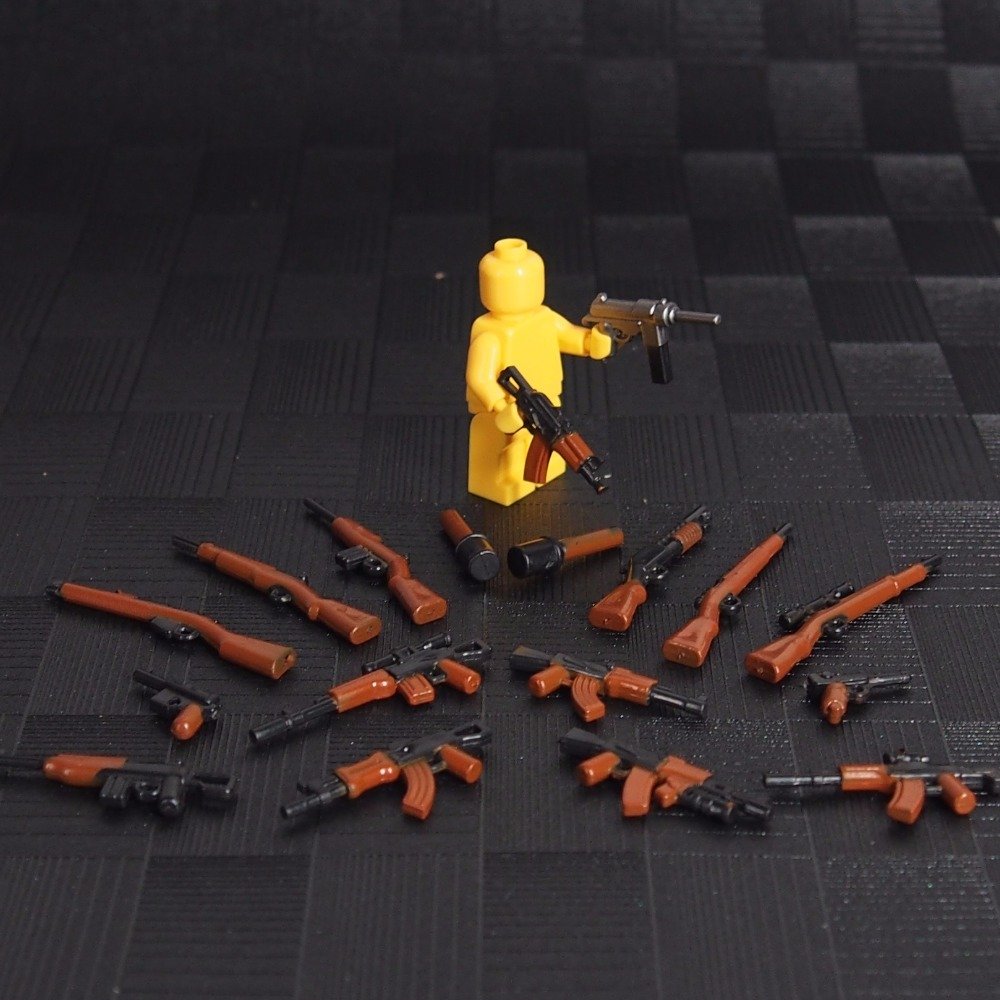 Army Lego Guns 8 18pcs Moc SWAT War Army Military weapon gun For Lego Minifigure Toys