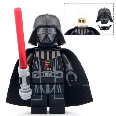 lego star wars original darth vader minifigure with lightsaber