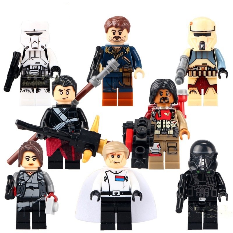 Star Wars Chirrut Imwe Jyn Erso Baze Malbus Orson Krenni Lego ...