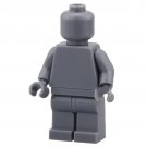 Supplies Grey Color Blank Unprinted Lego Minifigure Toys