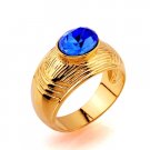 2.85ZIRCON SOLID 24K GGILD GORGEOUS RING UNIQUE VERY GOOD QUALITY 100% SURETY SATISFACTION AAAAA