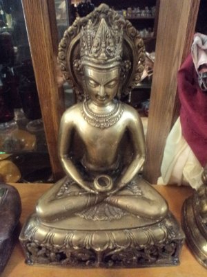 Authentic Bronze Eastern Statue