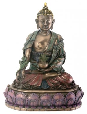 Buddhist Healing Medicine Buddha Statue Figurine
