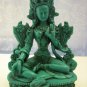 GREEN TARA Statue 6" Tall, Tibetan Mother of Compassion