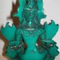 GREEN TARA Statue 6" Tall, Tibetan Mother of Compassion