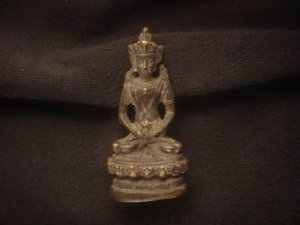 Remarkable Tibetab Bronze *Buddha* Little Statue