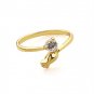 4.38ZIRCON SOLID 24K GILD GORGEOUS RING UNIQUE VERY GOOD QUALITY 100% SURETY SATISFACTION AAAAA