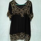 Beaded Black Tunic