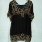 Beaded Black Tunic