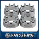 2003-2009 HUMMER H2 2WD 4WD 4x 2" Billet Wheel Spacer Kit Silver