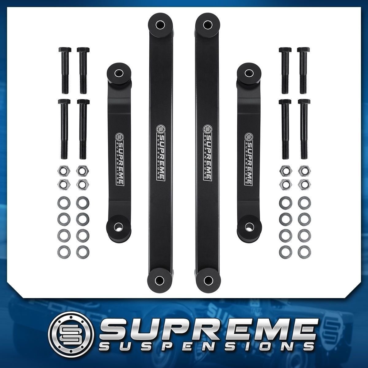 97-02 Lincoln Navigator Upper + Lower Rear Control Arm Kit 4X2 4X4 Heavy Duty HD