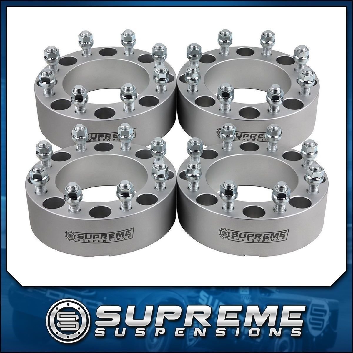 1988-2000 Chevy GMC C2500 C3500 8-LUG 2WD 4x 2" Billet Wheel Spacer Kit