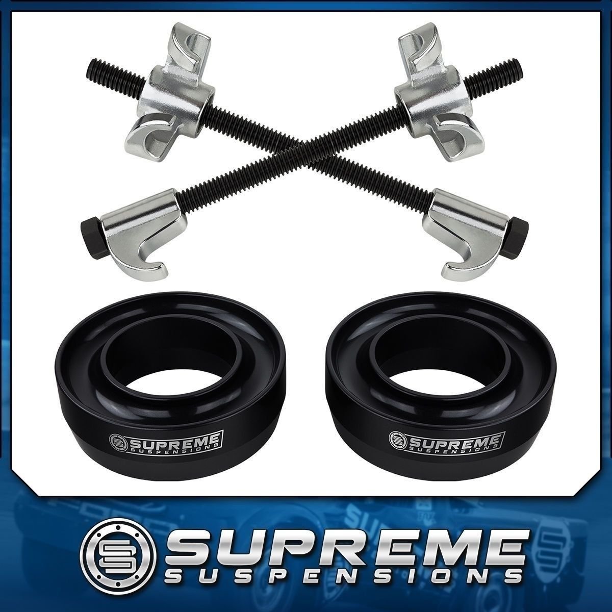 99-07 Chevy GMC Silverado Sierra 1500 3" Front Lift Kit 2WD w/Compressor Tool