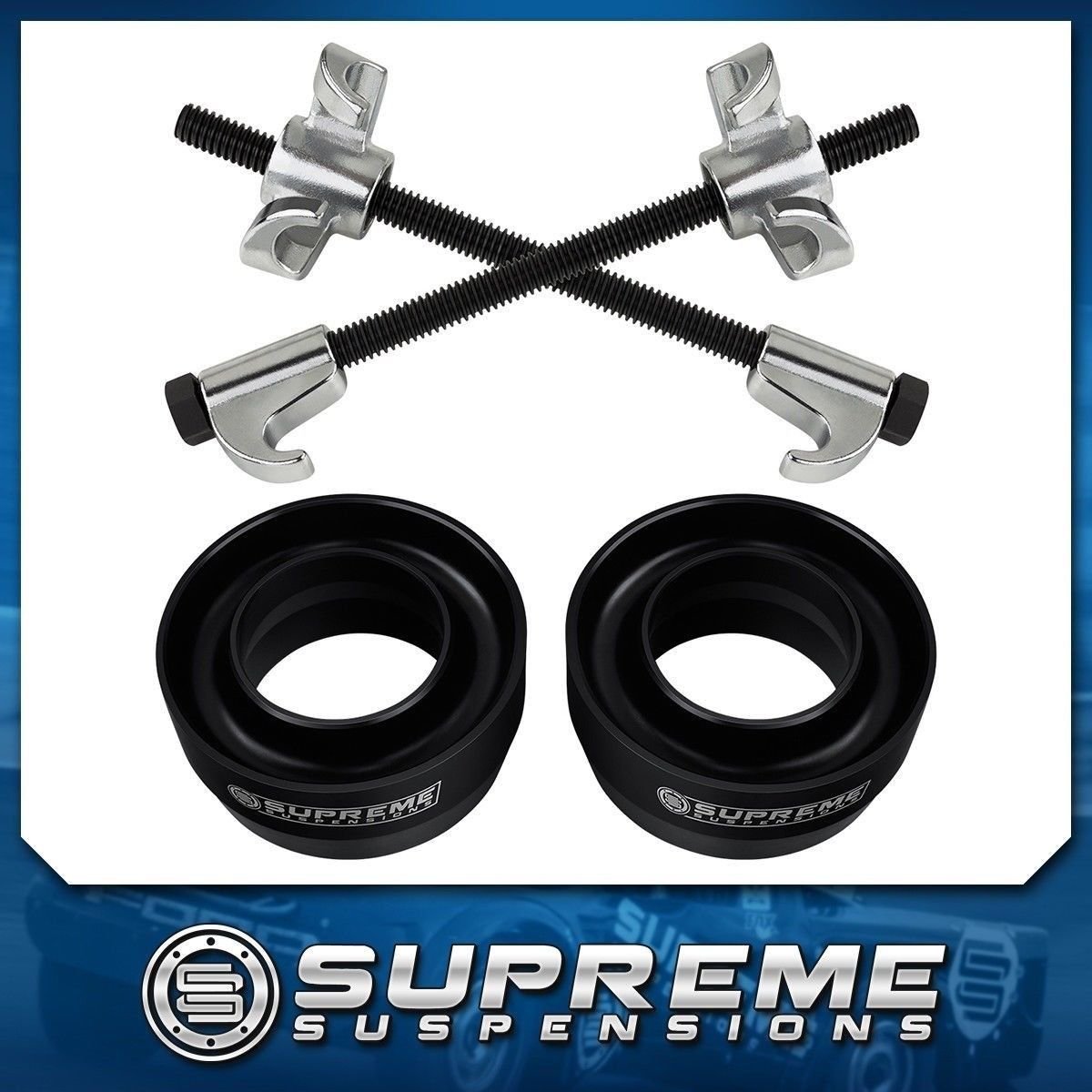 94-18 Dodge Ram 1500 3" Front Level Lift Kit 2WD + Spring Compressing Tool