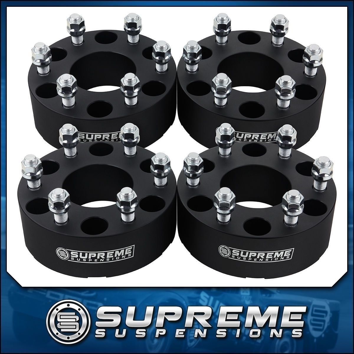 4pc 2" Billet Wheel Spacers 92-99 GM Suburban Tahoe Yukon 6x5.5" 4WD
