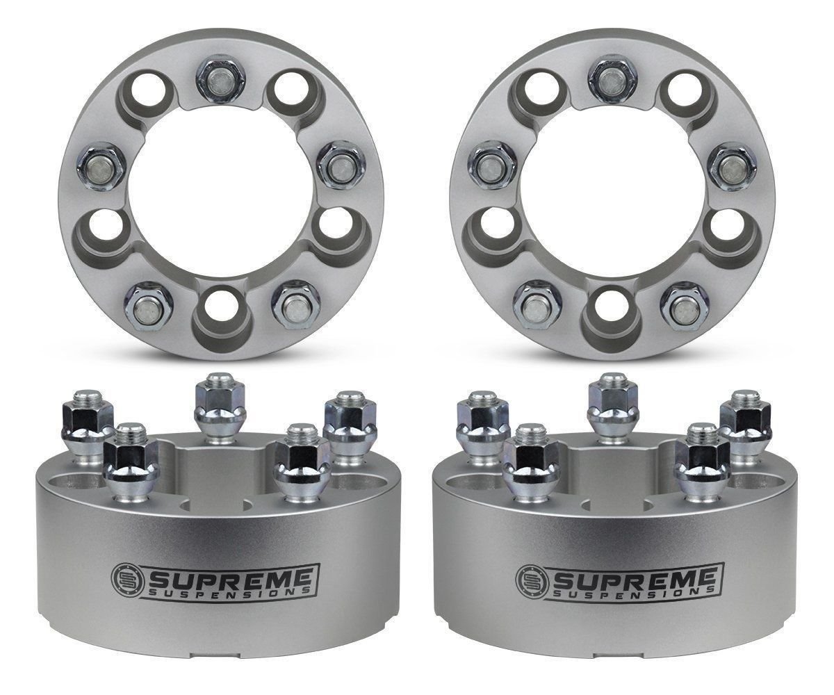 8312 Ford Ranger 5 Lug 4PC 1.5" Aluminum Wheel Spacer Kit 4X2 4X4 Silver