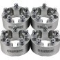 1987-1990 Dodge Dakota 5-Lug 2WD 4WD 4x 1" Billet Wheel Spacer Kit Silver