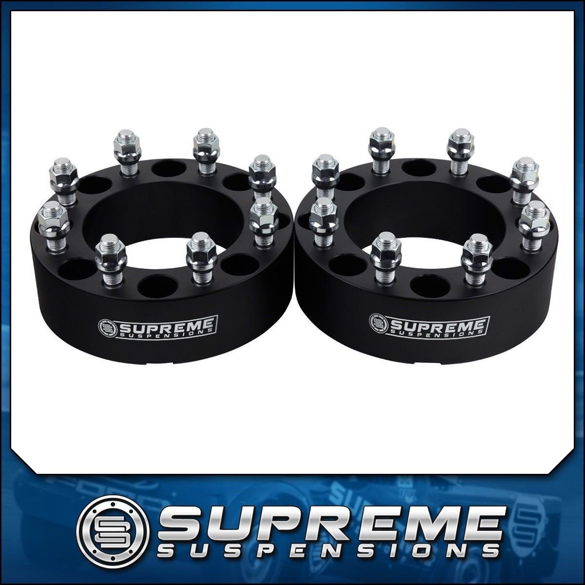 2PC 2000-2010 Chevy GMC Silverado Sierra Front or Rear 2x 1.5" Wheel Spacer Kit