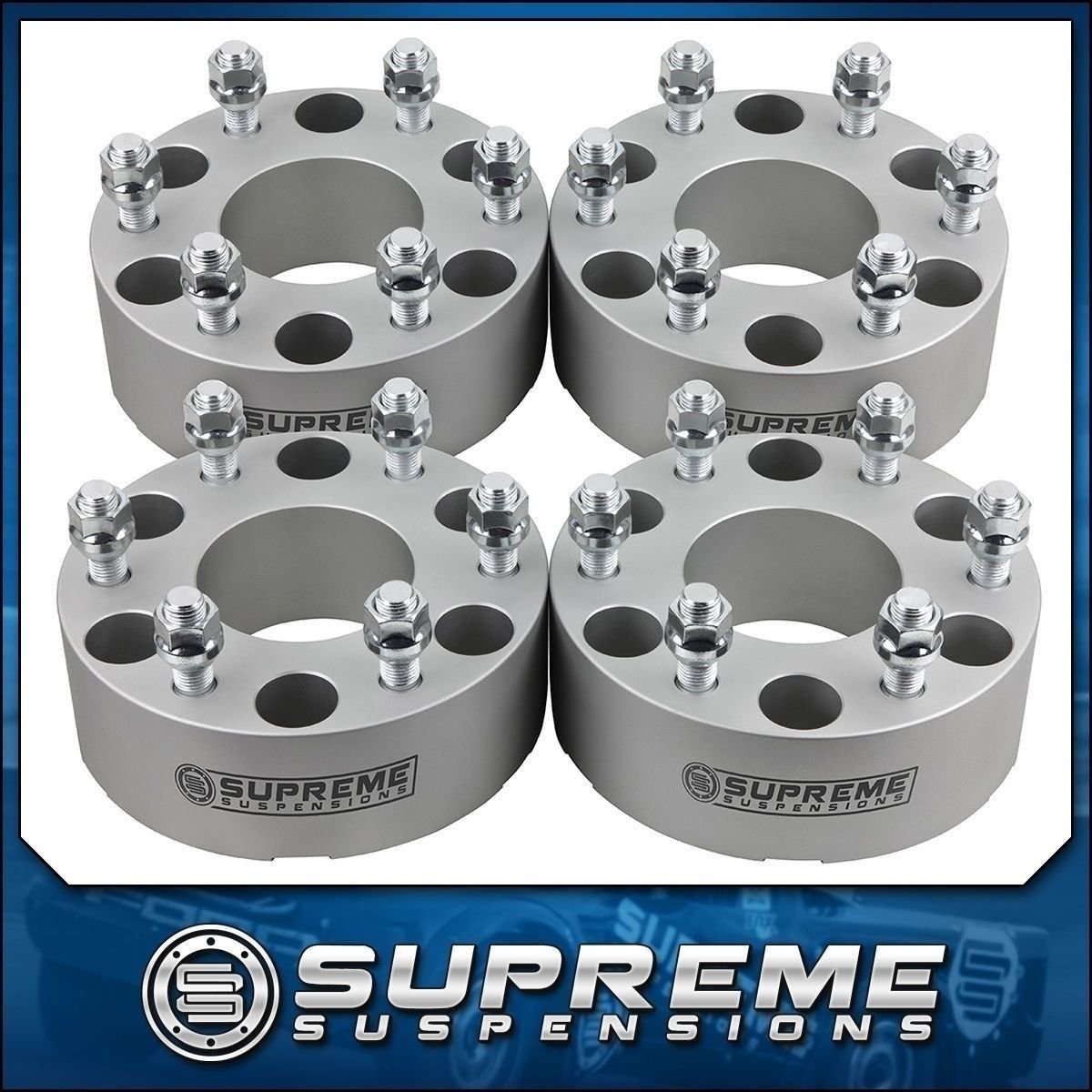 19992016 Cadillac Escalade 6Lug Full Set 2" Billet Wheel Spacer Kit 2WD 4WD