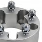 1983-2012 Ford Ranger 5-Lug 2WD 4WD 4x 1" Billet Wheel Spacer Kit Silver