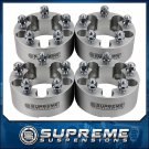 1991-2010 Ford Explorer 5-Lug 2WD 4WD 4x 1" Billet Wheel Spacer Kit Silver