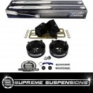 Fits 04-19 Nissan Titan Blk 3" + 1" Full Lift Level Kit Block Shims + Shocks 4X4