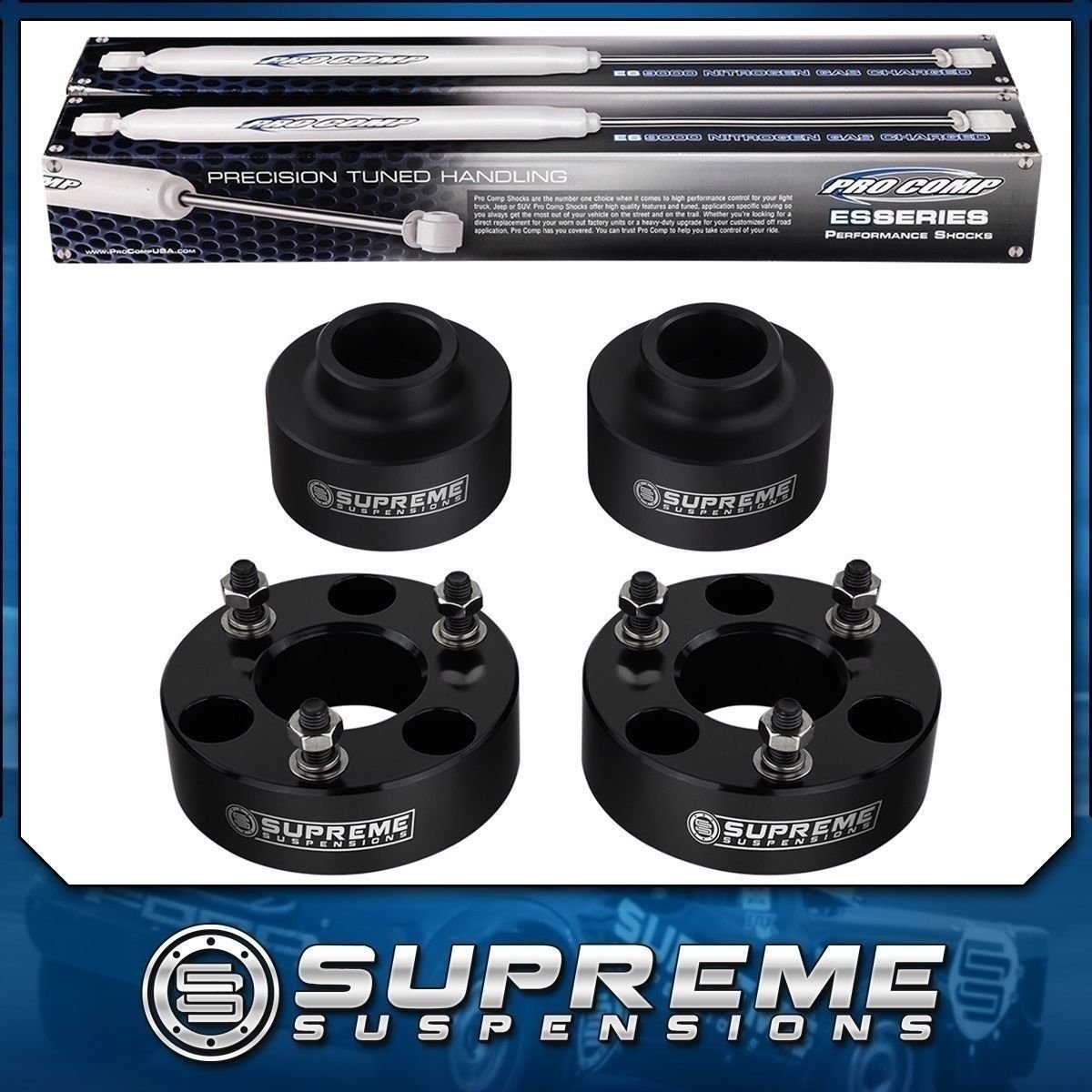 3.5" Front 3" Rear Max Lift Kit 2009-2015 Dodge Ram 1500 4WD + Rear Shocks