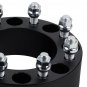 2010-2014 DODGE RAM 2500 3500 2WD 4WD 4x 2" Billet Wheel Spacer Kit Black