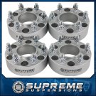 Silver 1999-2018 Silverado Sierra 1500 Hubcentric 4x 2" Wheel Spacer 4X2 4X4 Kit