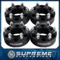 Wheel Spacers 92-99 Chevy Tahoe Suburban GMC Yukon 4WD 1.5" Black Kit Pro 4 Set