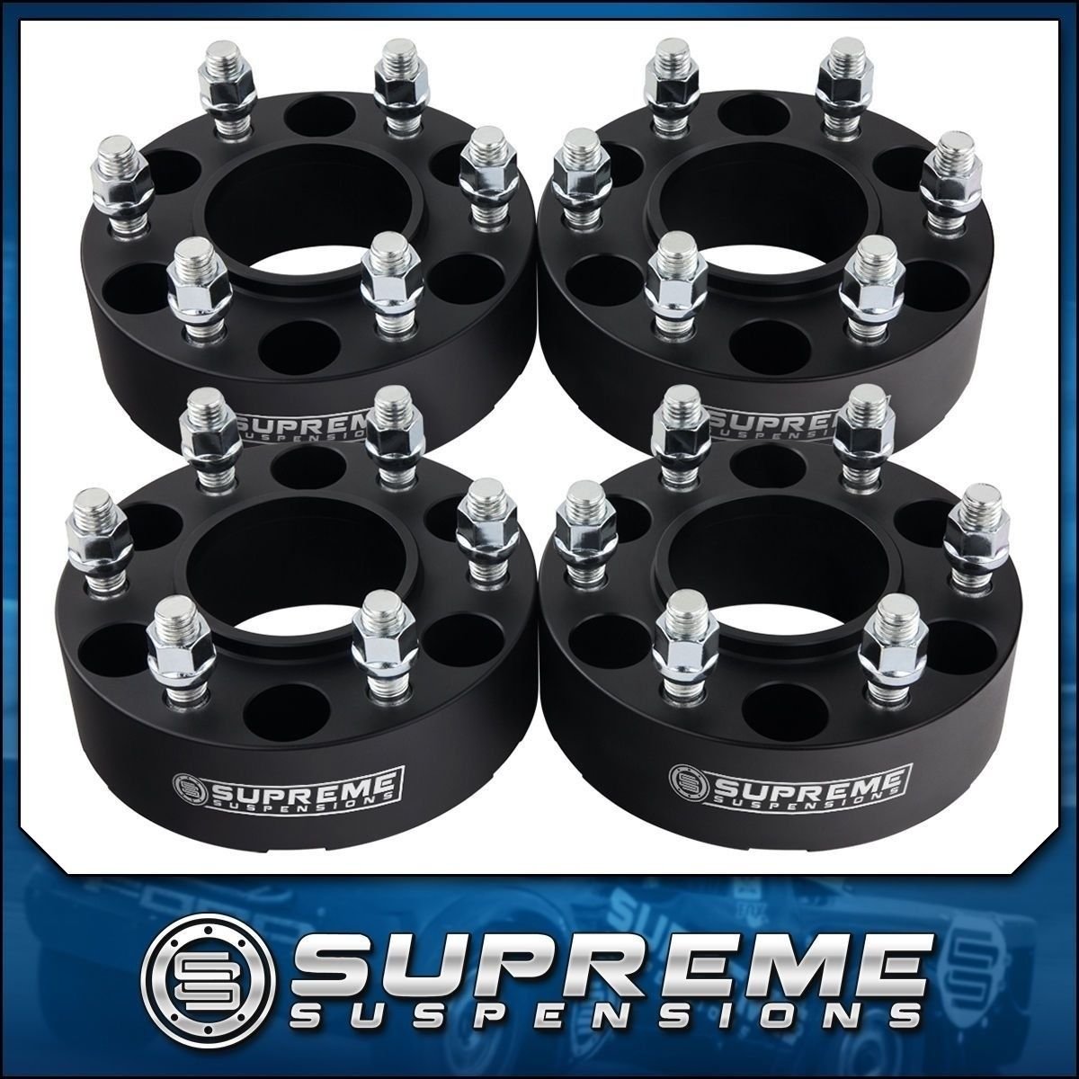 99-20 Chevy GMC Silverado Sierra 1500 Full 4x 1.5" Wheel Spacer Kit Hub Centric