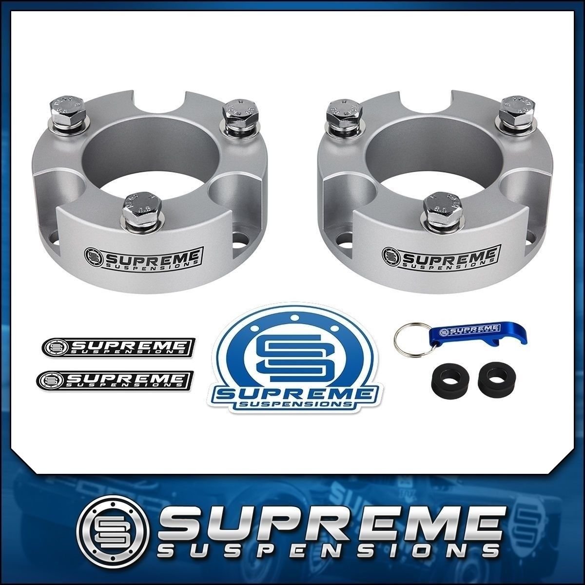 2003-2019 Toyota 4Runner 3" Inch Front Leveling Lift Kit 4X2 4X4 Silver PRO