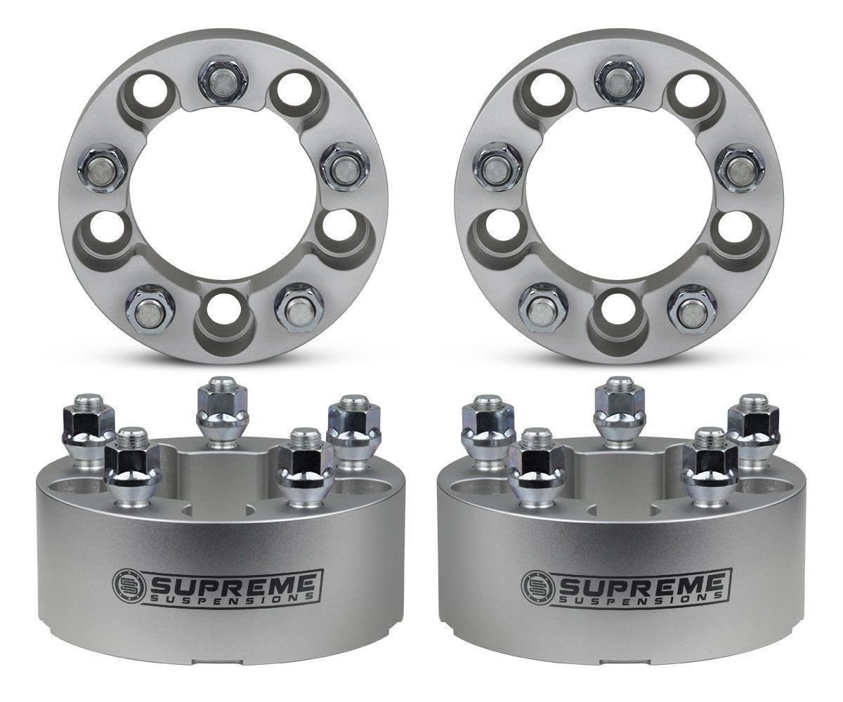 9398 Jeep Grand Cherokee ZJ 5 Lug 4X2 4X4 4PC 2" Aluminum Wheel Spacer Kit