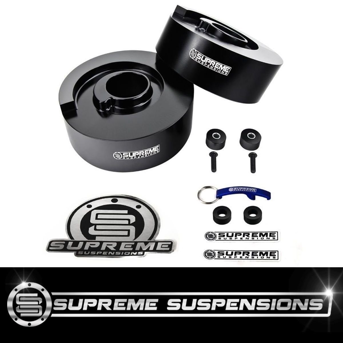 97-02 Ford Expedition 2" Inch Billet Rear Coil Spring Spacer Level Lift Kit