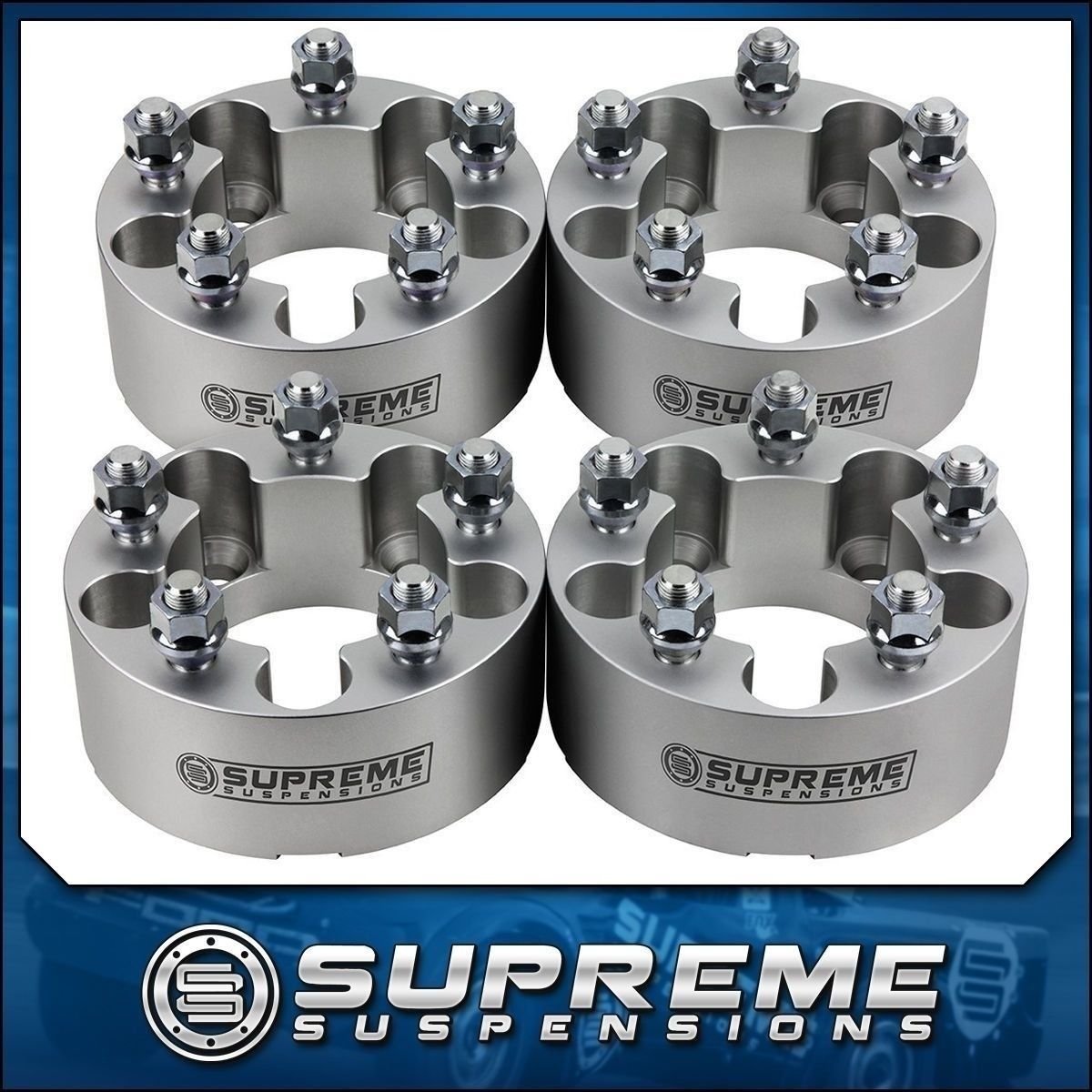 8401 Jeep Cherokee XJ 5Lug 4X2 4X4 Full Silver Set 2" Billet Wheel