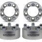 84-01 Jeep Cherokee XJ 5-Lug 4X2 4X4 Full Silver Set 2" Billet Wheel Spacer Kit