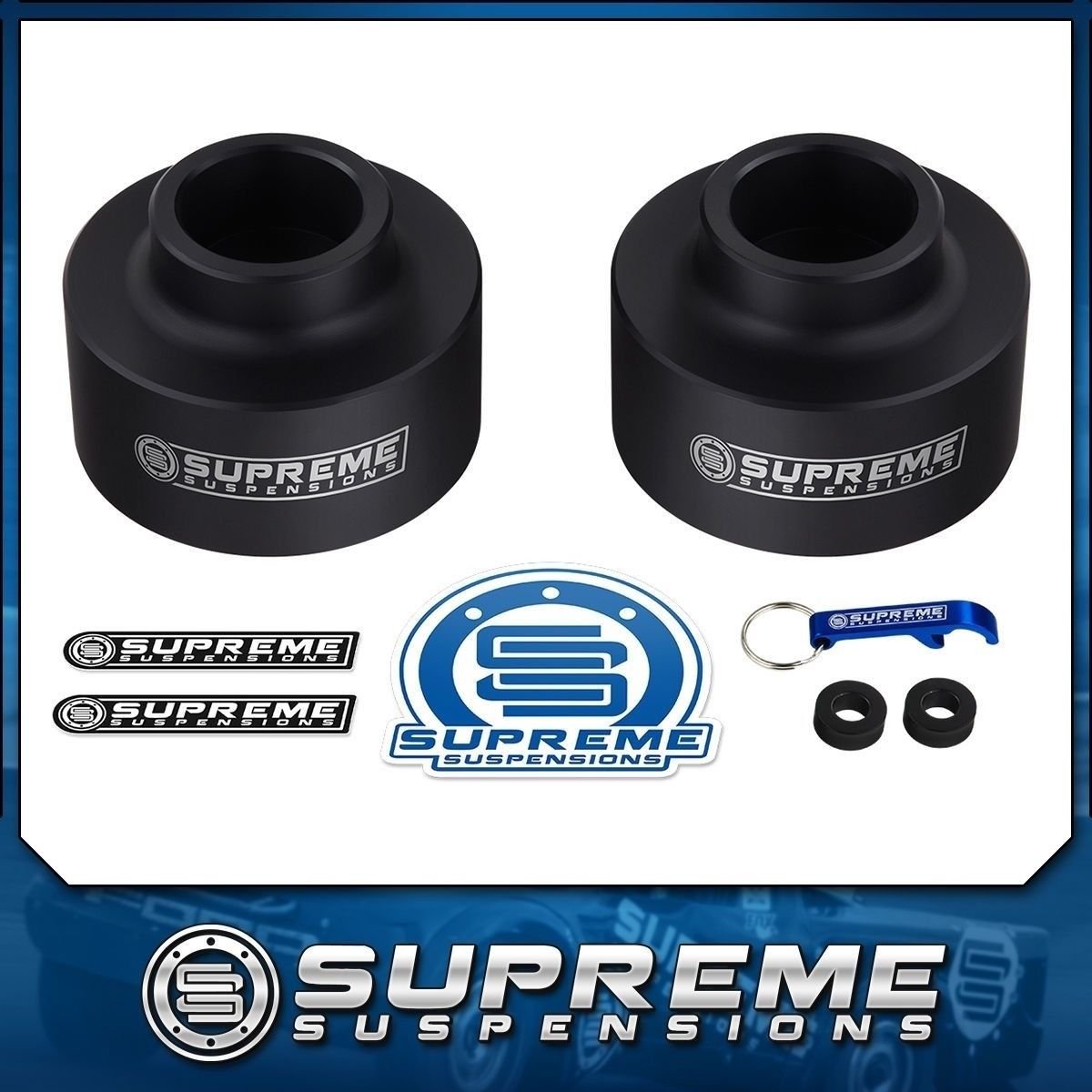 2016 Dodge Ram 1500 4X2 4X4 Black 1.5" Rear Spacer Lift Level Kit PRO