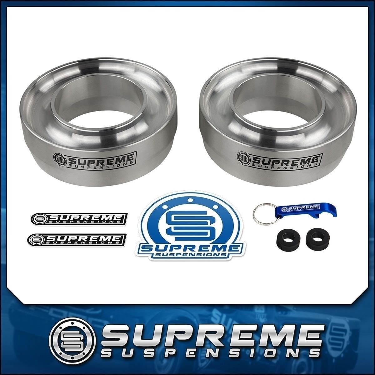 1990-2002 Toyota 4Runner 2" Inch Rear Leveling Lift Kit 4WD Silver Pro