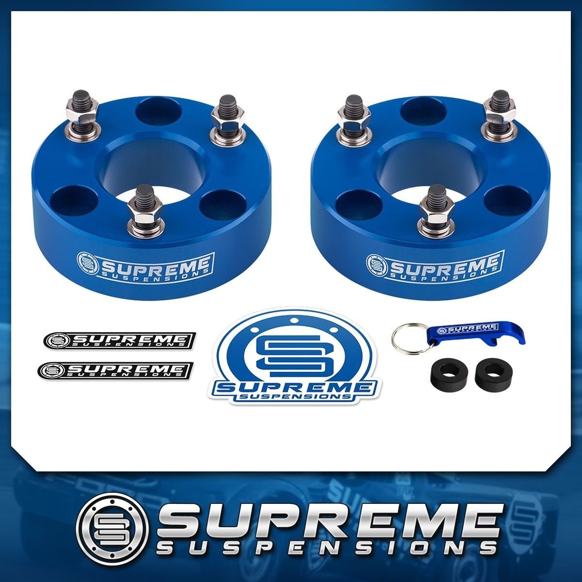 20062011 Dodge Dakota 2.5" Front Suspension Lift Leveling Kit 4WD Blue Billet