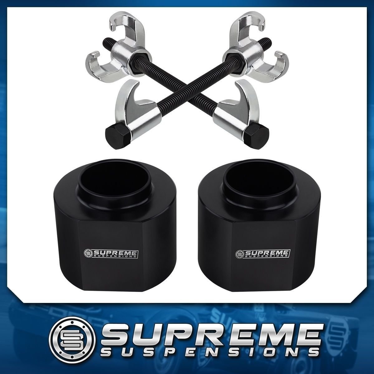 84-01 Jeep Cherokee XJ 2" Front Suspension Leveling Lift Kit + Spring Compressor