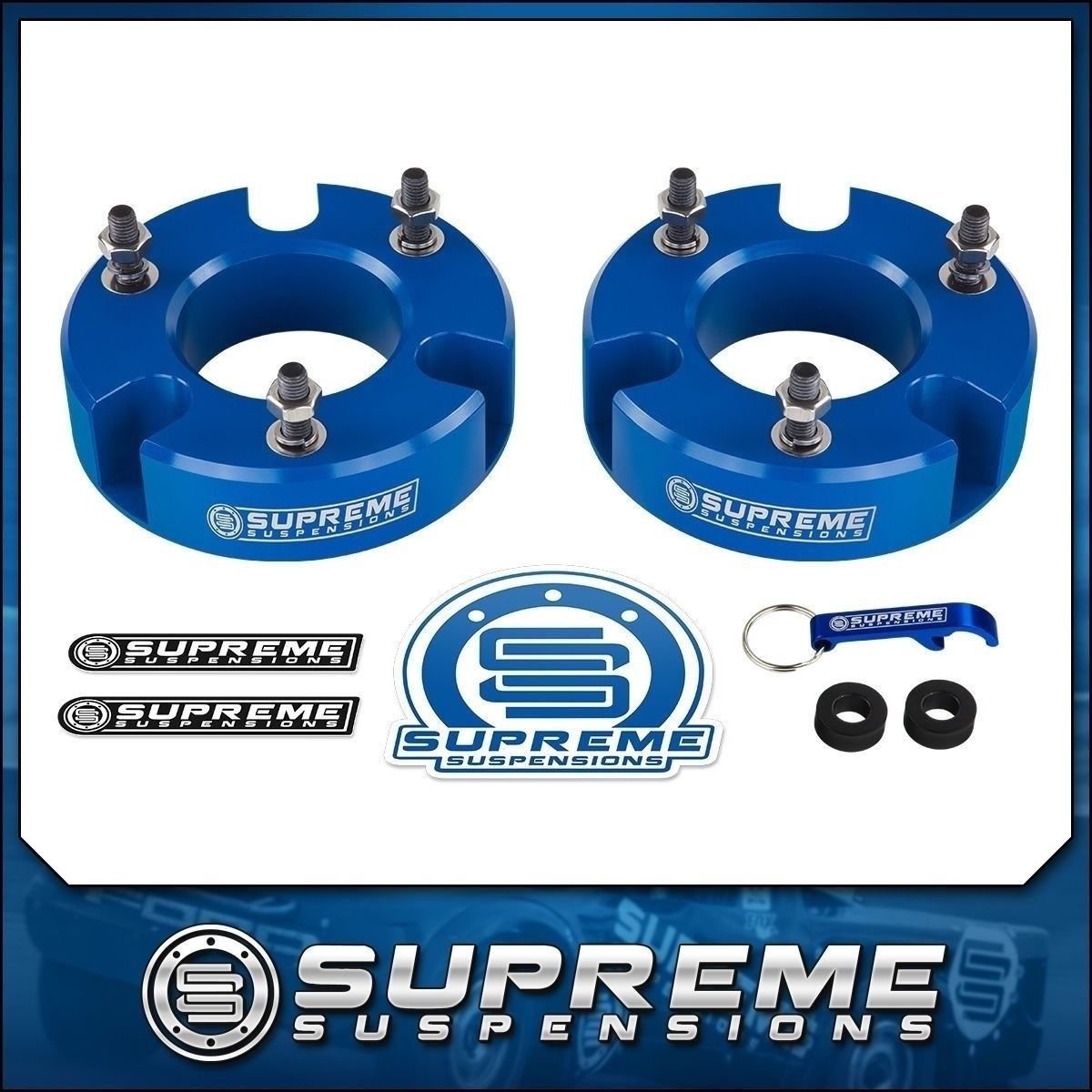 2" Inch Blue PRO Front Leveling Lift Kit 2007-2019 Chevrolet Tahoe 2WD 4WD