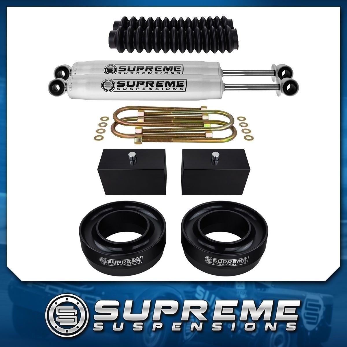 1998-2007 Ranger 2WD 3" Front + 3" Rear Full Leveling Lift Kit + Shocks