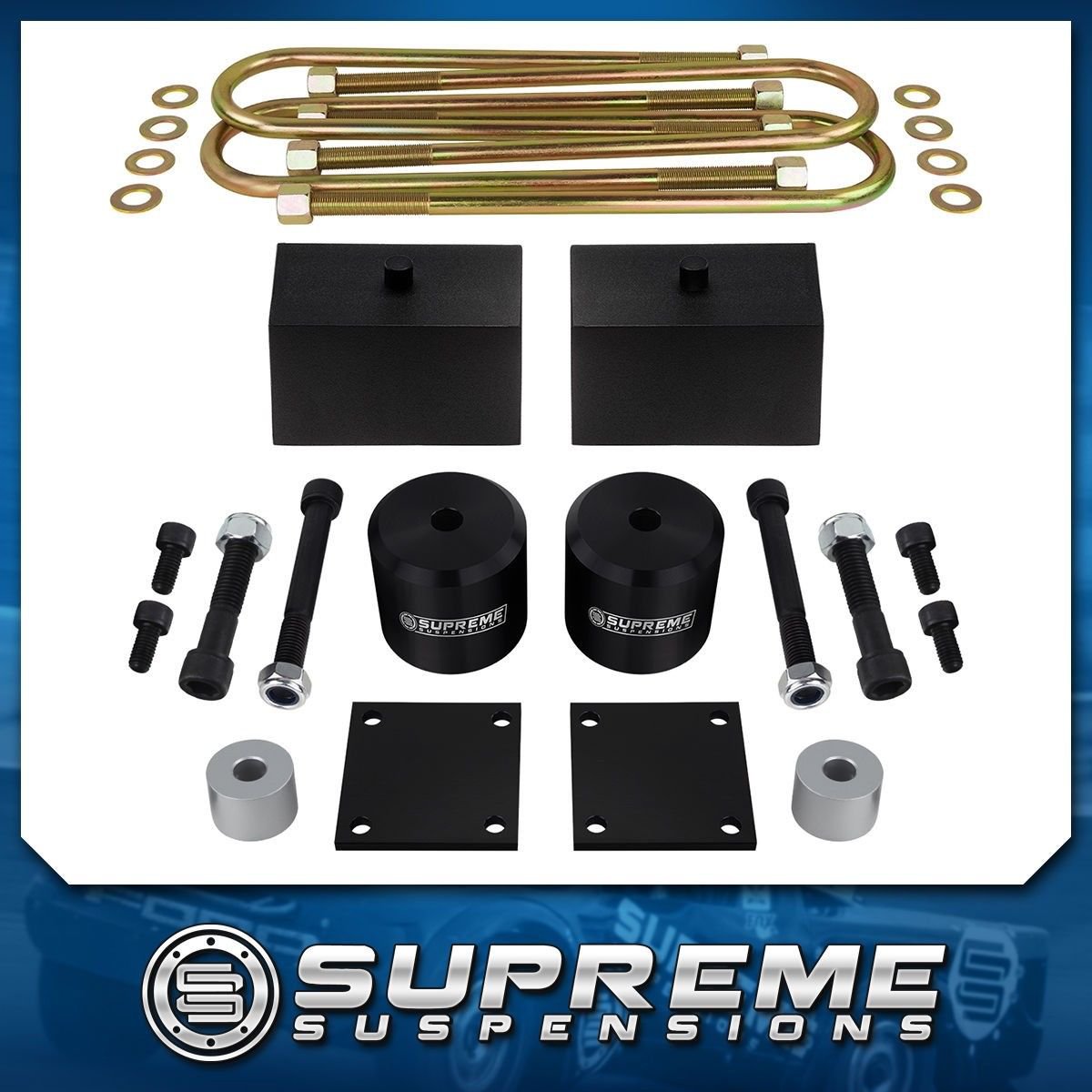 05-19 Ford F250 Super Duty 3" Front + 3" Full Lift Kit 4WD 4x4 OVERLOADS PRO