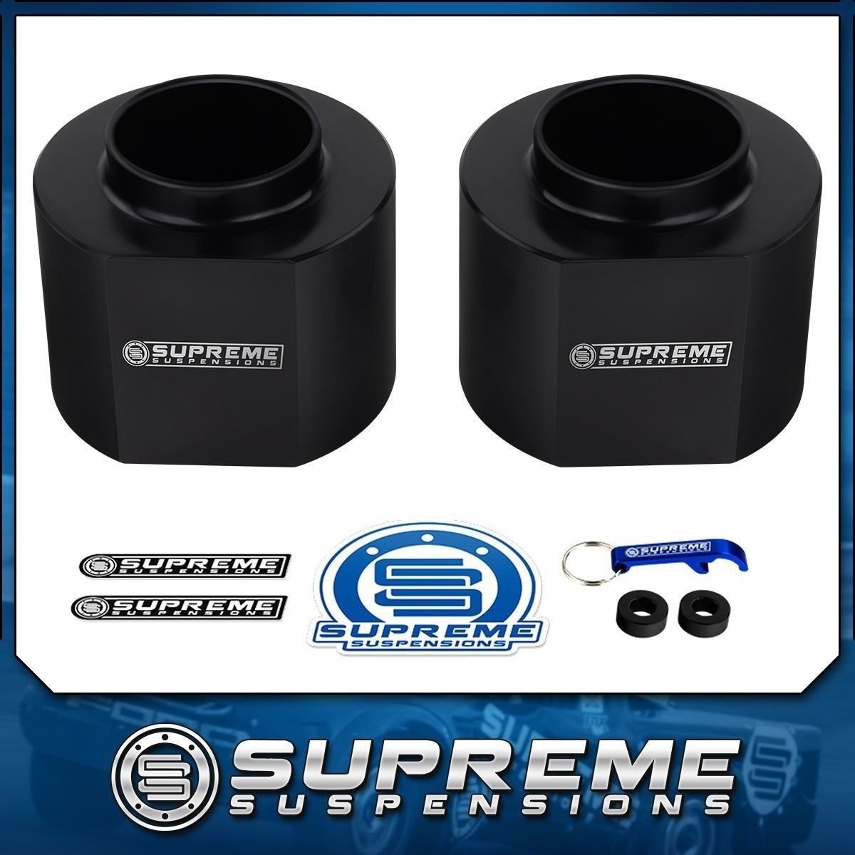 1984-2001 Jeep Cherokee XJ 3" Front Lift Kit Coil Spacers 2WD 4WD