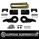 88-99 Chevy GMC K1500 3" Front Rear Complete Level Lift Kit Shock Extenders 4X4