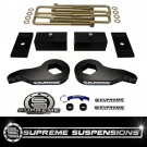 1988-99 Chevy GMC K2500 K3500 Complete 3" Fr + 2" Rr Lift Kit + Shims PRO 4WD