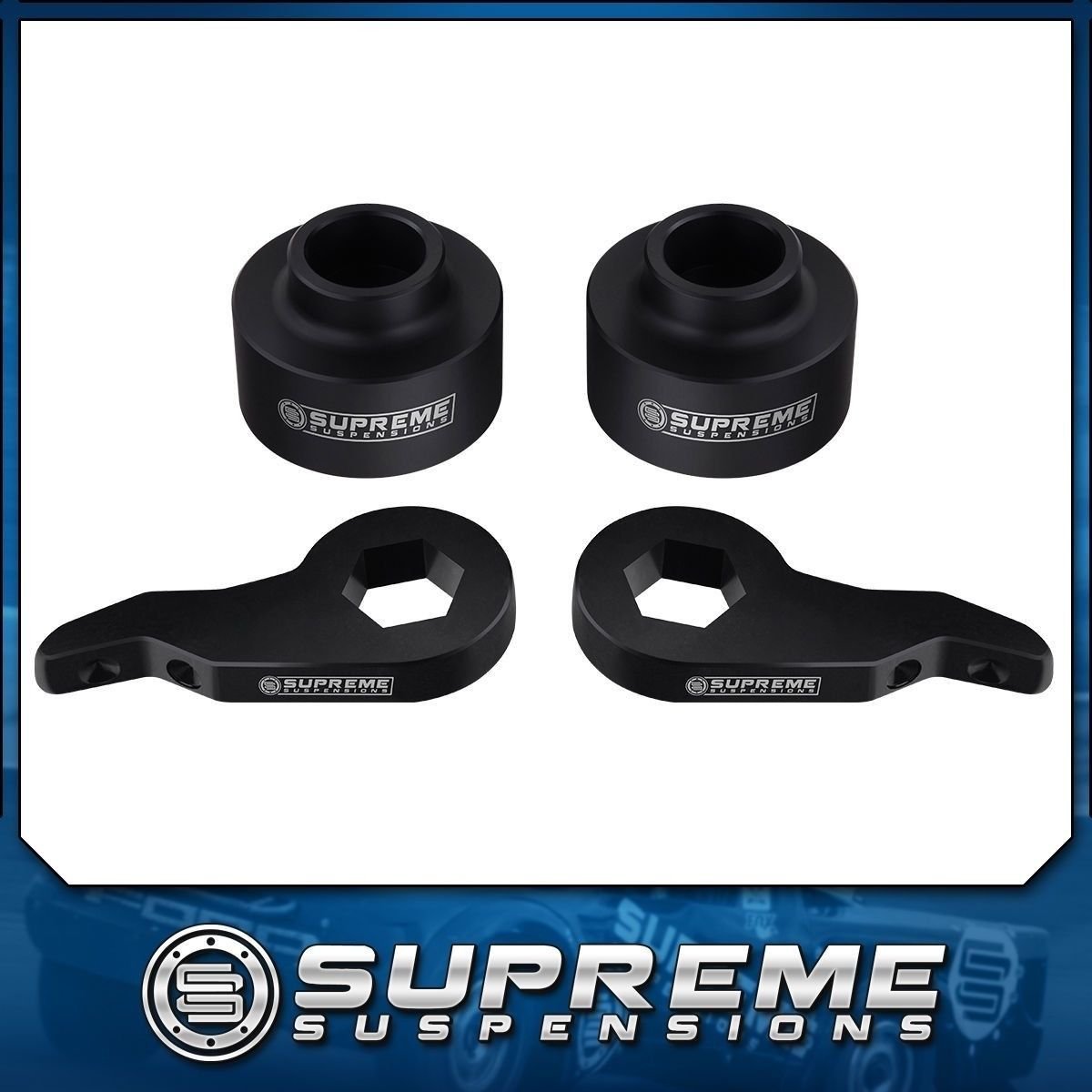 2000-2006 Chevy Tahoe 3" Front + 1.5" Rear Full Leveling Lift Kit 2WD 4WD PRO